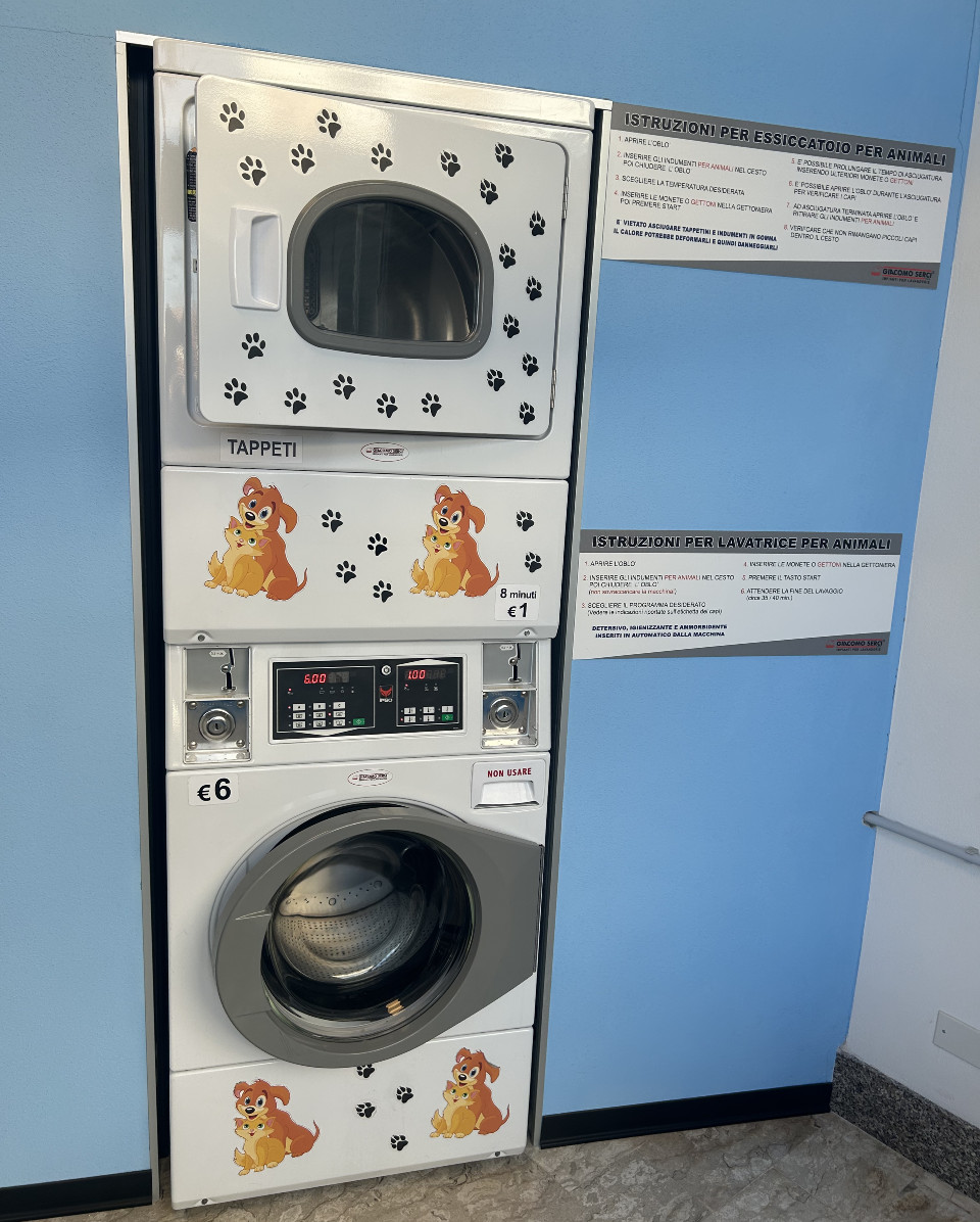 Lavanderia Bolle Blu Ghilarza, Lavanderia automatica self service H24